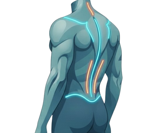 back man chest