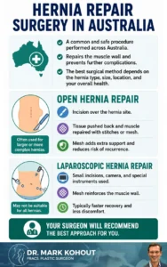 Can I have a Hernia Repair with Abdominoplasty Surgery Infographics - Mark Kohout
