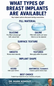 FAQs About Breast Augmentation with Breast Implants Infographics - Mark Kohout