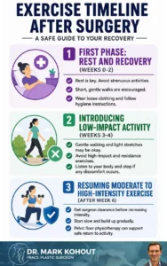 Return To Exercise After Labioplasty Infographics - Mark Kohout