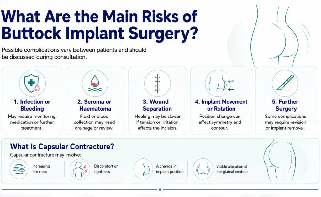 What Are the Main Risks of Buttock Implant Surgery by Dr Mark Kohout